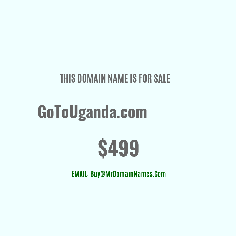 Buy Domain: GoToUganda.com For: $600, Min Offer: $299 | www.domains.mom
